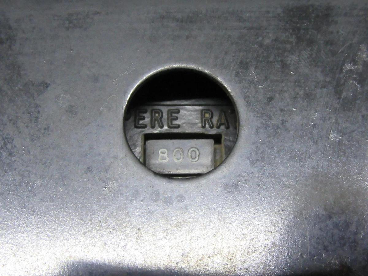 Used SQUARE D CIRCUIT BREAKER MA3800F 800 AMP 3-POLE 600 VAC W/ FACE COVER