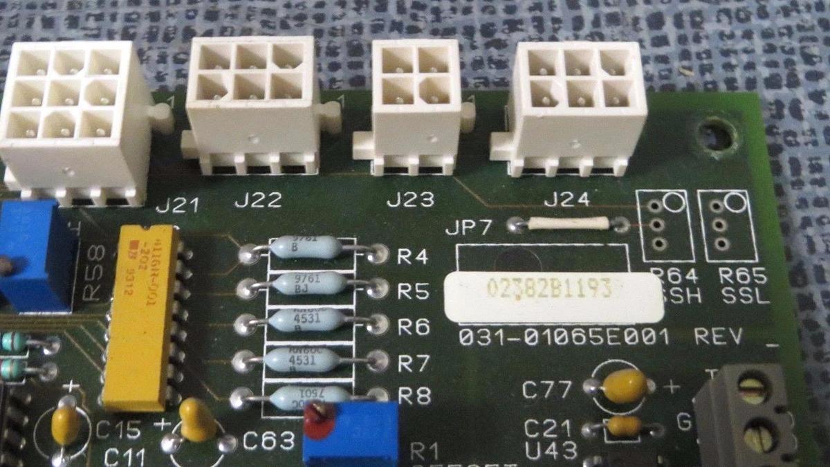 Used YORK CHILLER PROCESSOR BOARD 031-01065 E001 **WARRANTY INCLUDED**