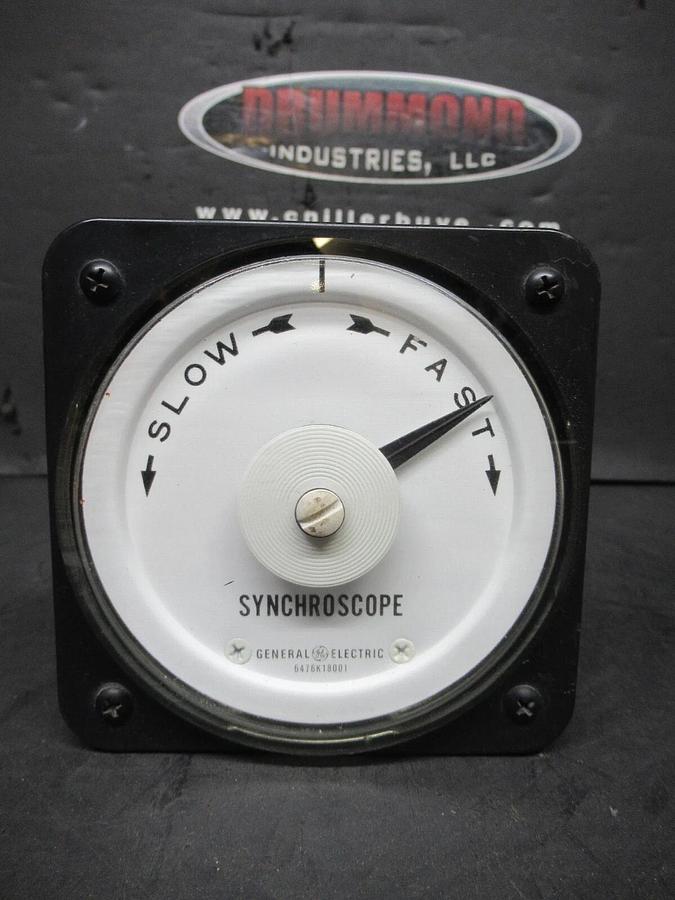 Used GE AB4V SYNCHROSCOPE 50-106452AAAA1 120 VOLT **WARRANTY INCLUDED**