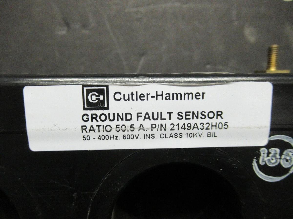 Used CUTLER HAMMER RATIO: 50:5 AMP 2149A32H05 600 VOLT **WARRANTY**