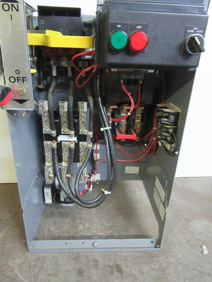 Used SQUARE D MODEL 5 24" MCC BUCKET HU100-3CM5 NEMA SIZ 3 W/ 8536SE01