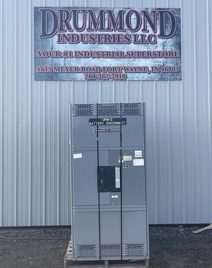 Used (1) SQUARE D SERVICE DISCONNECT 1600 AMP 300 VDC 1-PHASE 2-WIRE **WARRANTY**