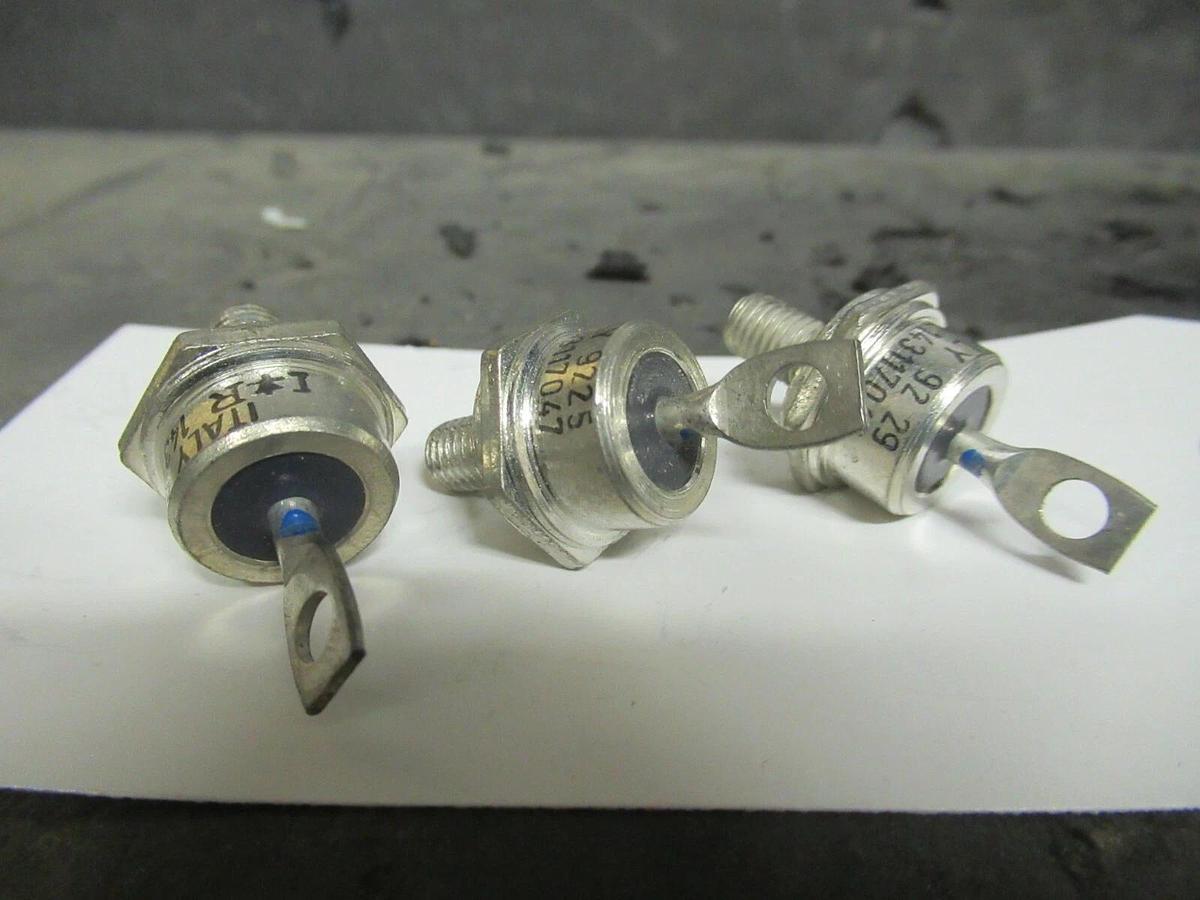 Used (3) VISHAY INTERNATIONAL 143117047 GENERAL PURPOSE RECTIFIER DIODE STUDS