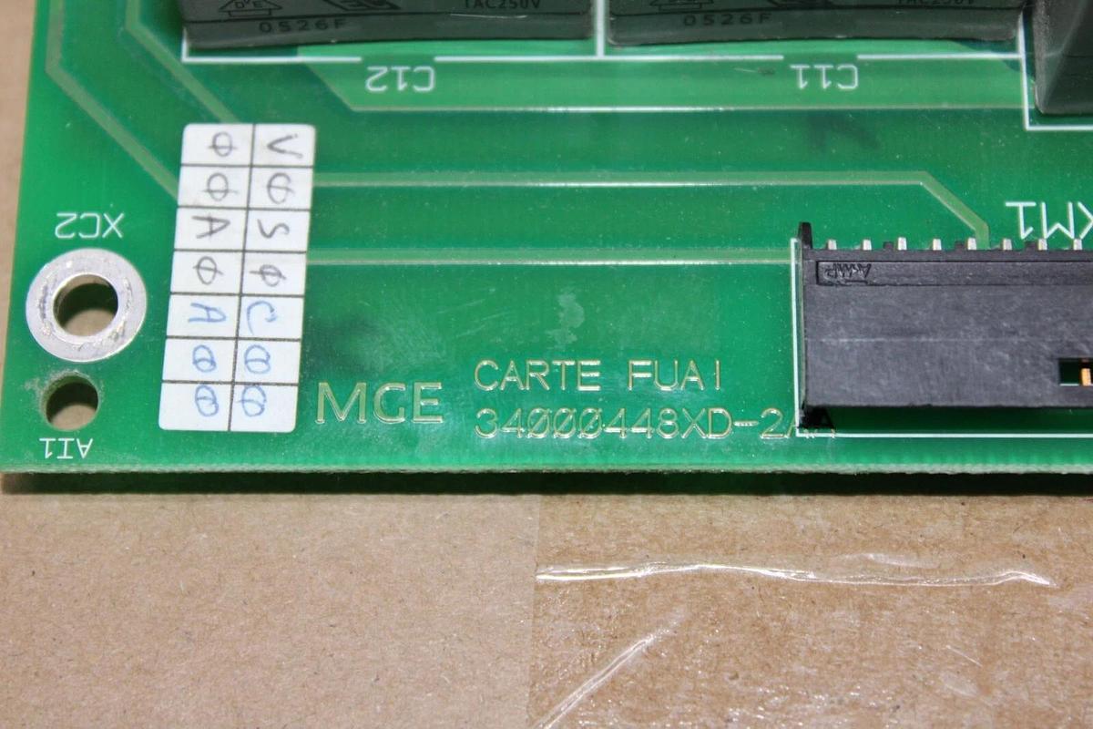Used MGE CARTE FUAI 3400044900 500H080H7CEVNT01 **WARRANTY INCLUDED**
