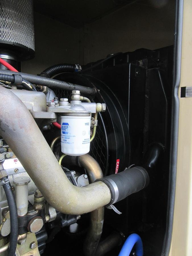 Used 50 KW DIESEL GENERATOR GENERAC 120/240V 1 PH ONLY 137.5 HRS  ENCLOSED 50 KW