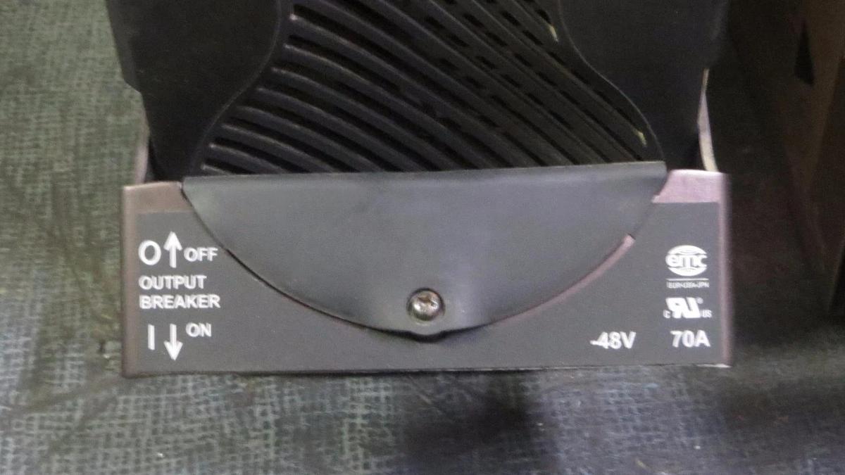 Used EMERSON / POWER CONVERSION RECTIFIER 48V 70 AMP 4000W 9155100321 G-48-70D