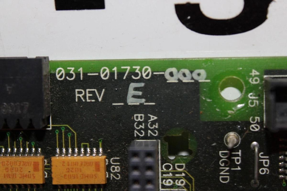 Used YORK HVAC CHILLER CONTROL CIRCUIT BOARD 031-01730-000 REV. E W/ 4MB MEMORY