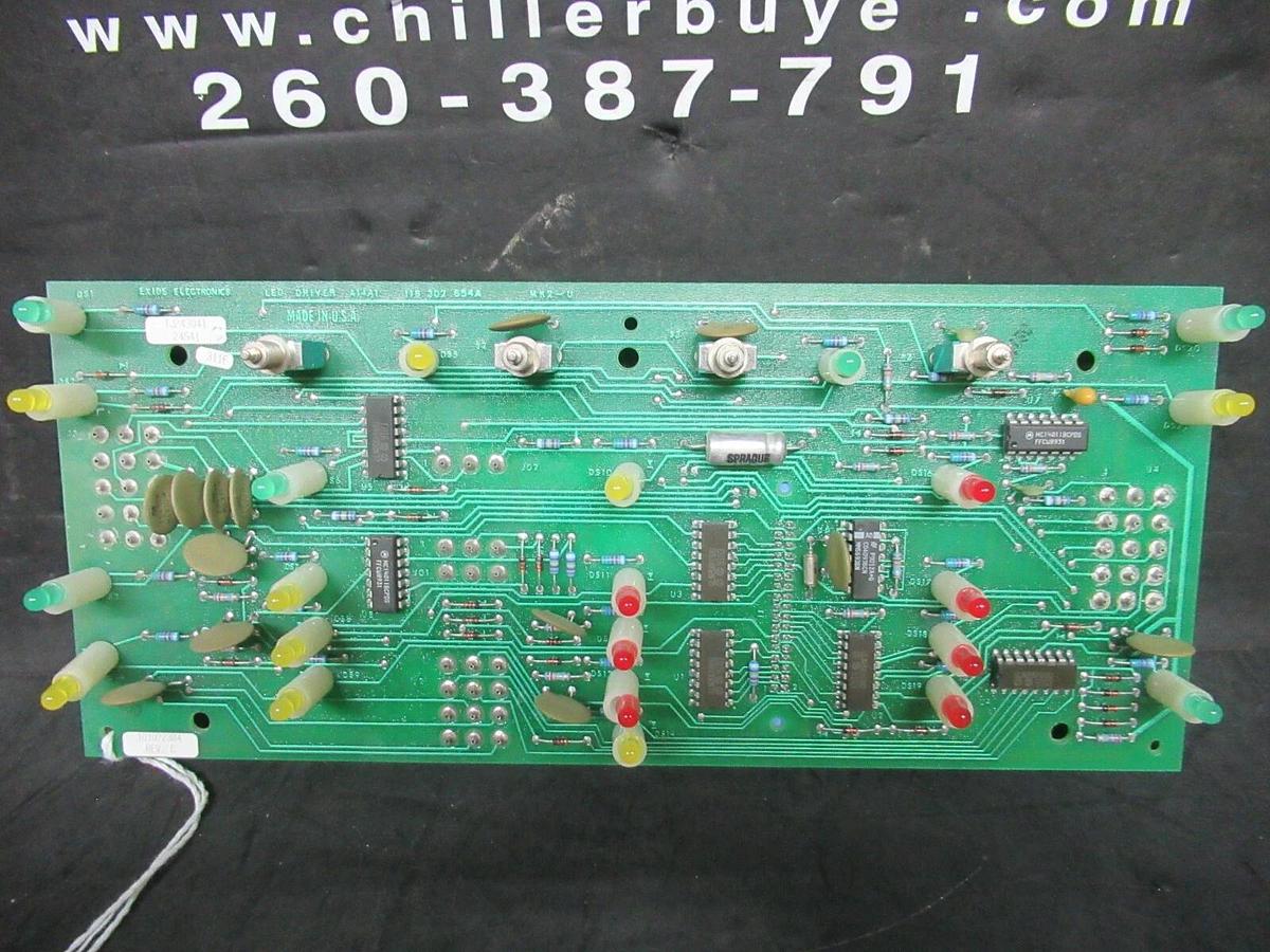 Used EXIDE ELECTRONICS LED DRIVER A14A1 101072384 REV C 118302654 A CIRCUIT BOARD