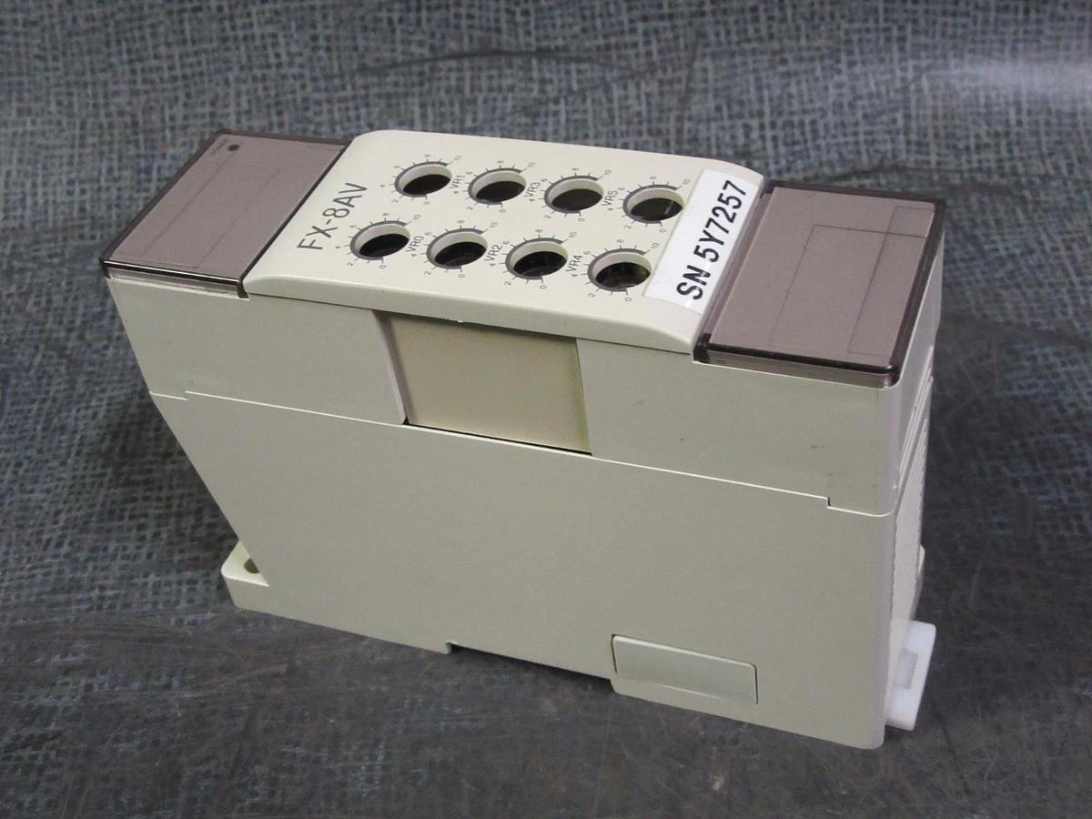 Used MITSUBISHI PROGRAMMABLE CONTROLLER MODEL: FX-8AV **WARRANTY INCLUDED**