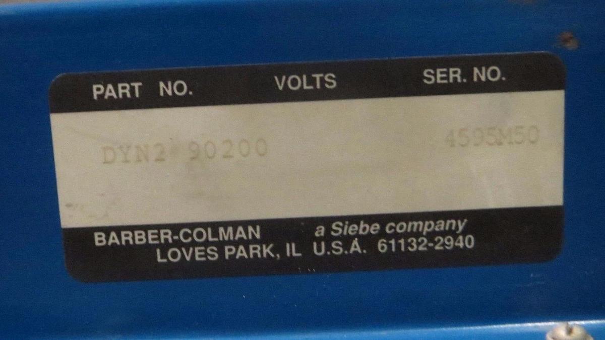 Used BARBER COLMAN SILVERLINE MICROPROCESSOR AUTO-SYNCHRONIZER MODEL: DYN2-90200