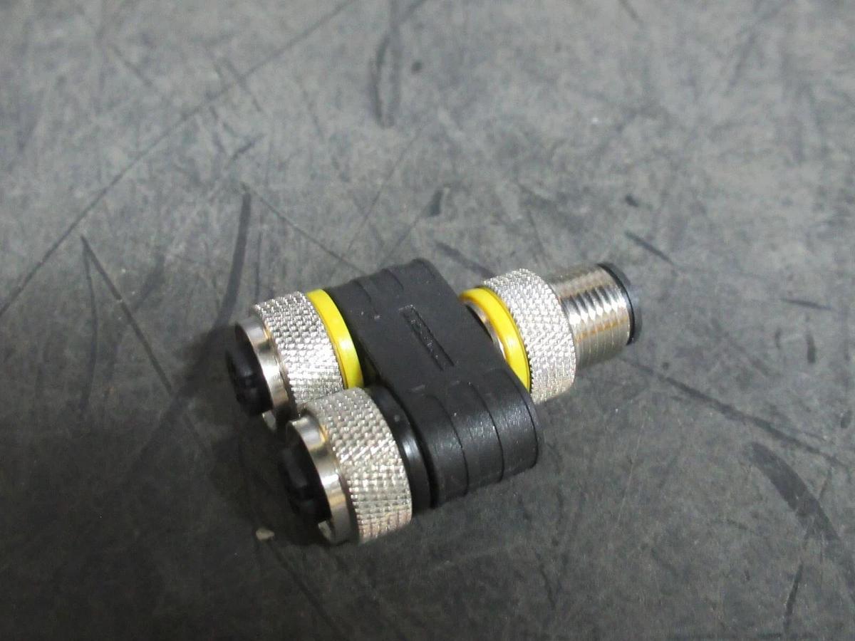 NEW IN BAG TURCK YB2-FSM4.5-2FKM4.5 EUROFAST DAISY CHAIN SPLITTER CONNECTOR