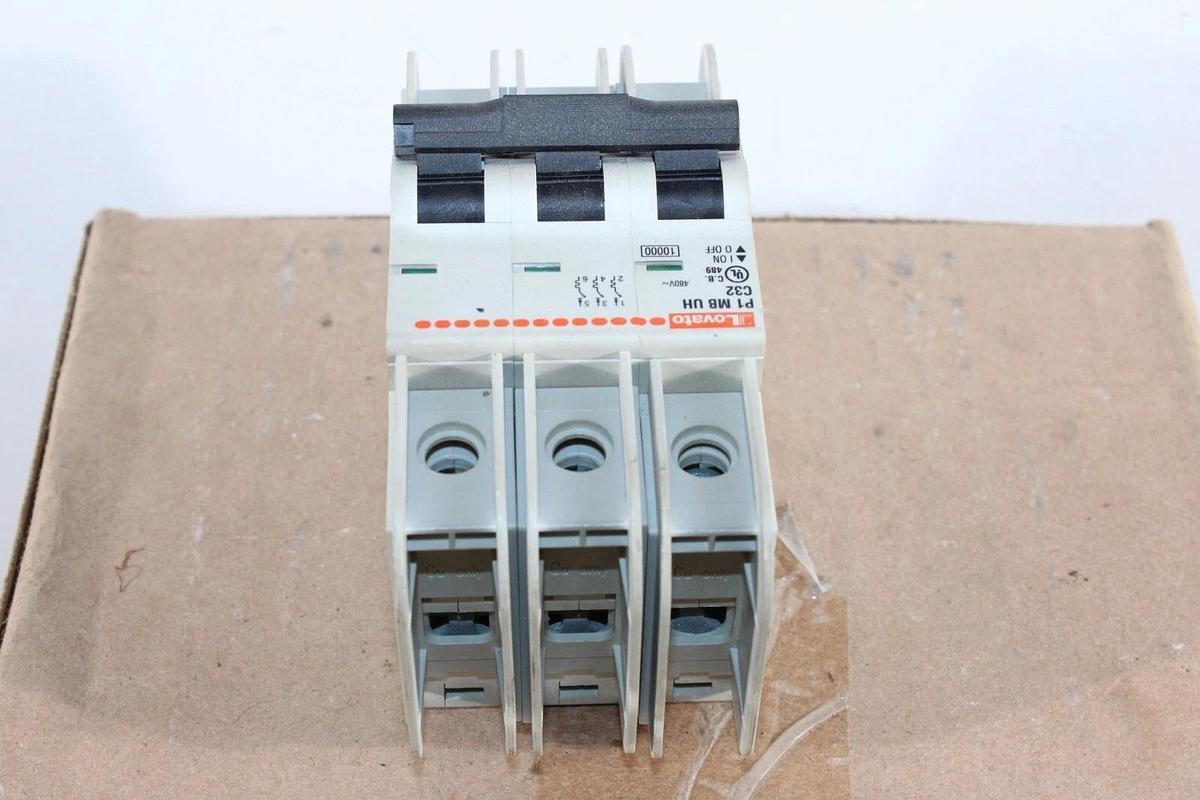 Used LOVATO CIRCUIT BREAKER P1-MB-UH-C32 63 AMP 480 VAC 3-POLE **WARRANTY INCLUDED**