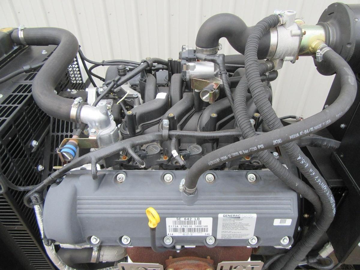 Used 35 KW GENERATOR GENERAC NATURAL GAS LP PROPANE 120/240 VOLT 1 PH 30 KW 40KW 2016