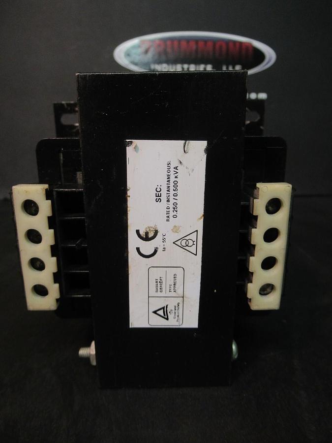 Used ALLEN BRADLEY CONTROL TRANSFORMER 1497-E-BASX-0-N SER. A 0.25 KVA 240/480 VAC