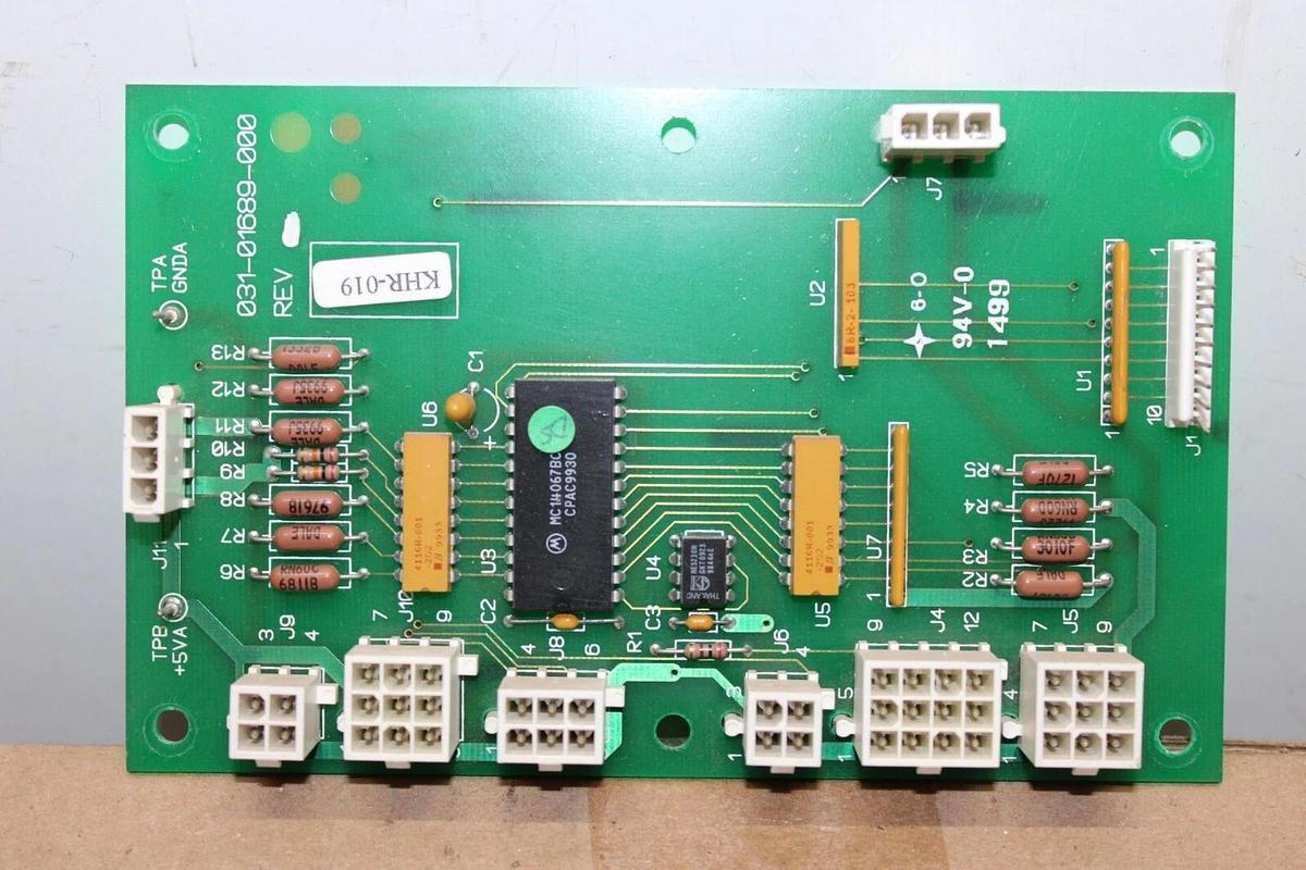Used YORK CIRCUIT BOARD I/O EXPANSION BOARD 031-01689-000 **WARRANTY INCLUDED**