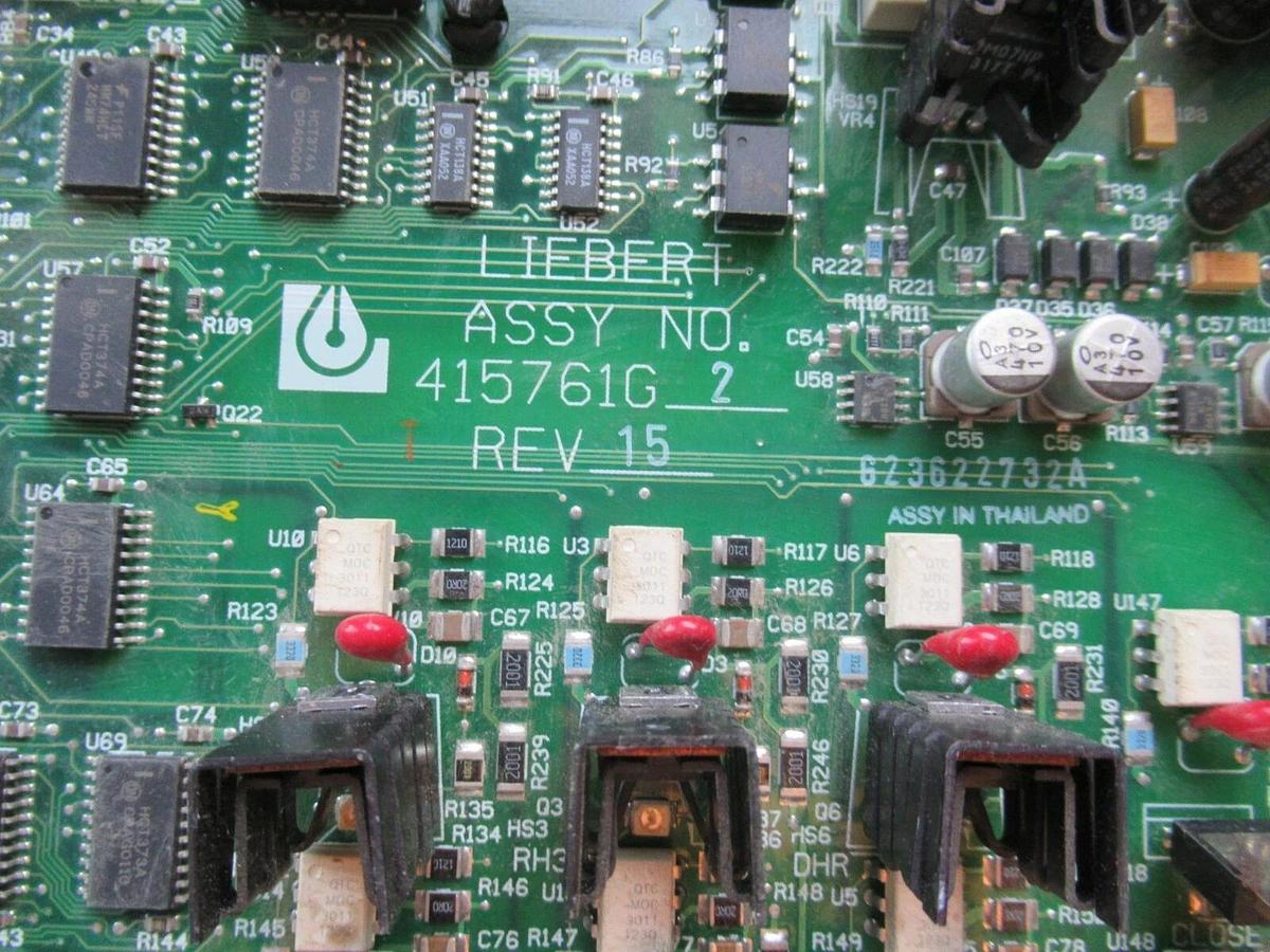 Used LIEBERT MICROPROCESSOR CIRCUIT BOARD 415761G2 REV 15 **WARRANTY INCLUDED**