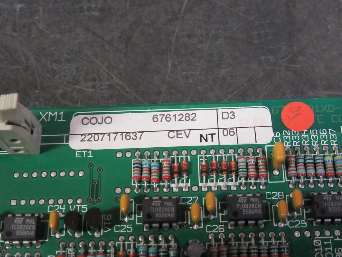Used MERLIN GERIN CIRCUIT BOARD ASSEMBLY MODEL: COJO 6761282 & MOJO 6761259XD-4G