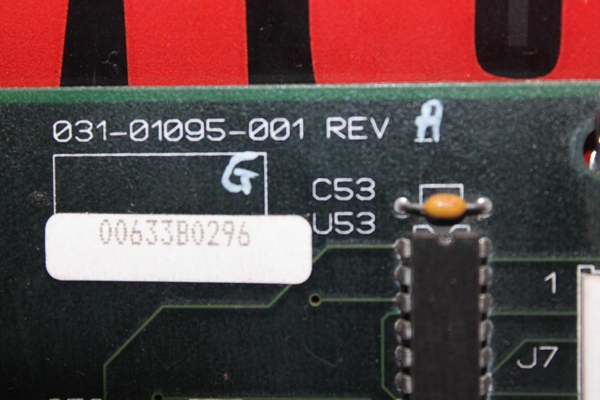 Used YORK HVAC CHILLER PROCESSING CIRCUIT BOARD 031-01095-001 REV. A **WARRANTY**