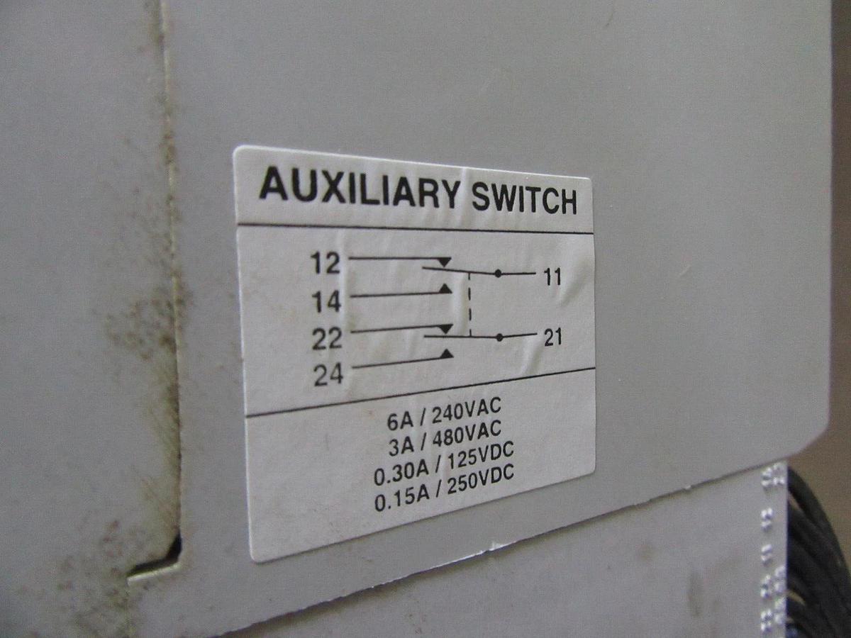 Used ABB CIRCUIT BREAKER SACE S7 S7H 1000 AMP 600 VAC W/ AUXILIARY SWITCH & SHUNT