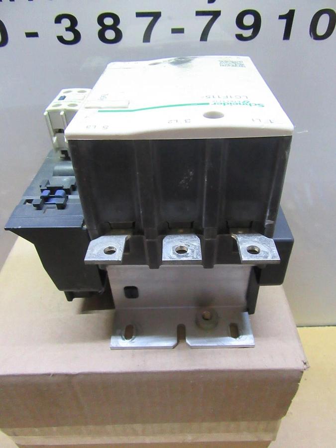 Used SCHNEIDER CONTACTOR LC1F115 175 AMP 600 VAC 3-PHASE 100 HP **WARRANTY**