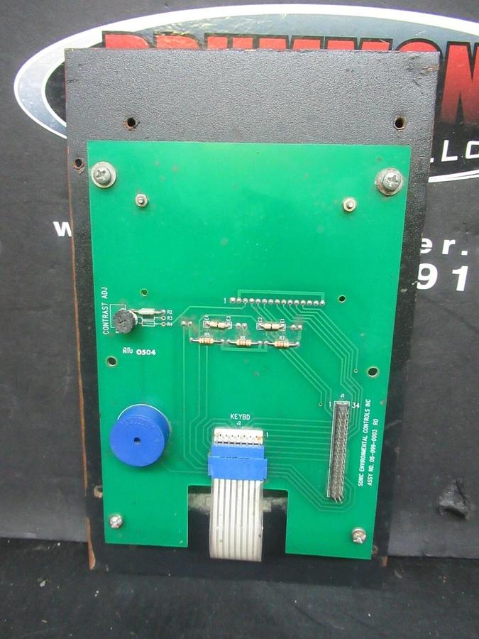 Used SONIC ENVIROMENTAL CONTROLS ENVIRO-PURGE KEYPAD 08-099-0003 R0 **WARRANTY**