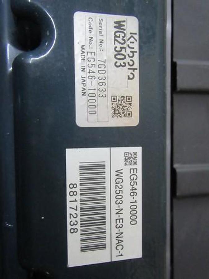 Used NEW 25 KW LP NATURAL GAS GENERATOR KUBOTA WG2503 120/240 RE-CONNECTABLE STAMFORD