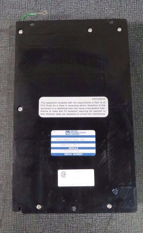 Used CARRIER STARTER MANAGEMENT MODULE (SMM) CESO121319-01 CEAS421319-01 REV 01