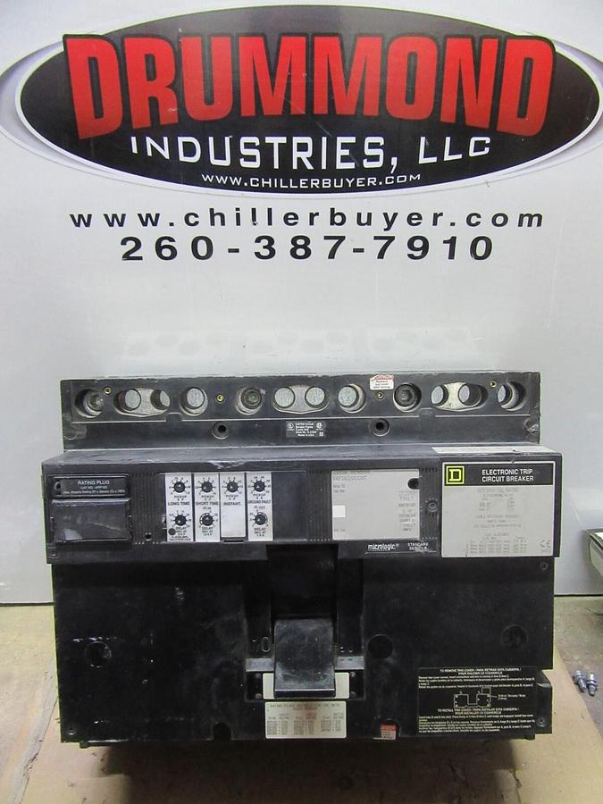 Used SQUARE D CIRCUIT BREAKER NXP361200GMT 1200 AMP 600 VAC 3-POLE W/ ARP100 PLUG