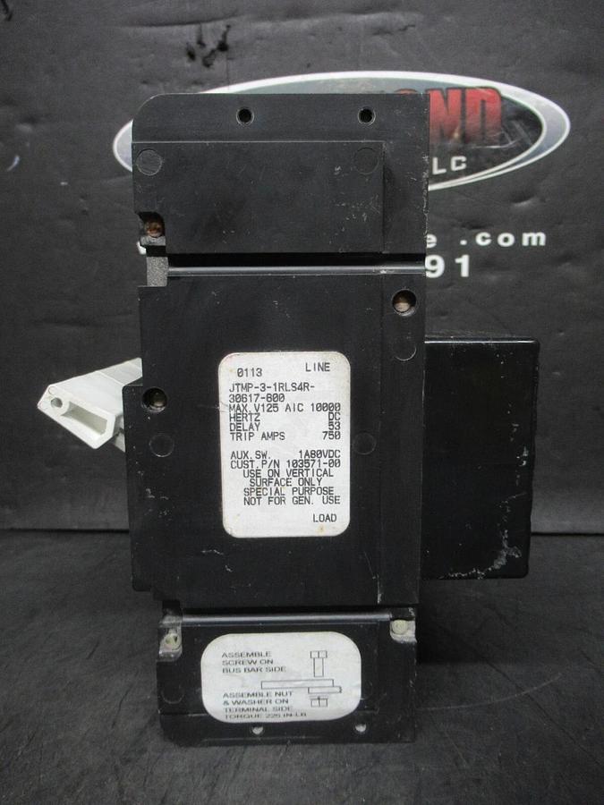 Used AIRPAX BREAKER JTMP-3-1RLS4R-30617-600 750 AMP TRIP 120 VAC L-5460 **WARRANTY**