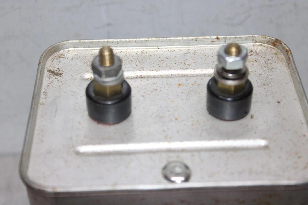 Used GENERAL ELECTRIC DIELEKTROL VIIA CAPACITOR A26F6817SC 40 uF 500 VDC NO-PCB'S