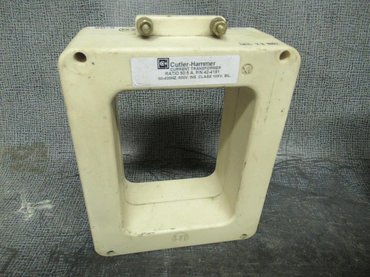 Used INSTRUMENT TRANSFORMERS CURRENT TRANSFORMER 563-500 RATIO: 50:5