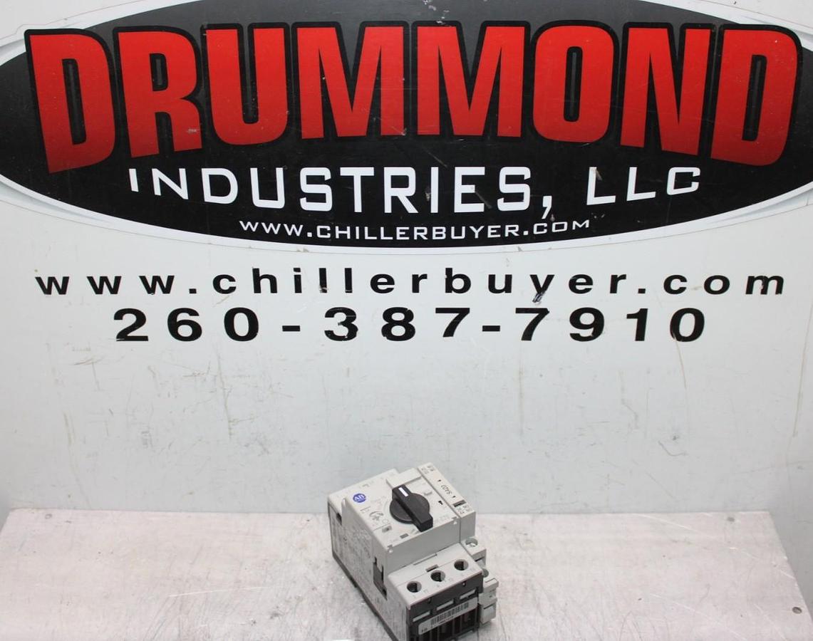 Used ALLEN BRADLEY MANUAL MOTOR STARTER 140M-C2E-B63 600 VAC 3-POLE 4 TO 6.3 AMP