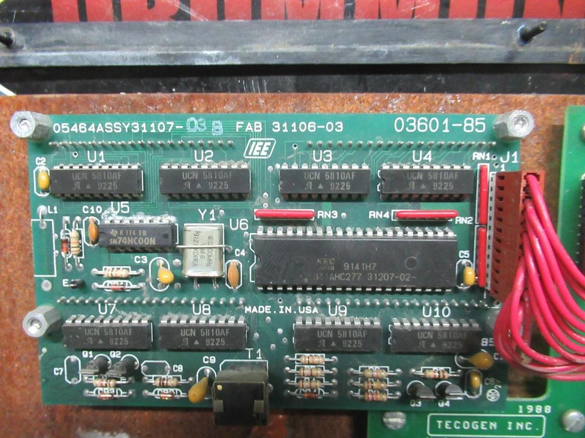 Used TECOGEN INC CHILLER MONITOR 05464-ASSY-31107-03-B 03601-85 31106-03 **WARRANTY**