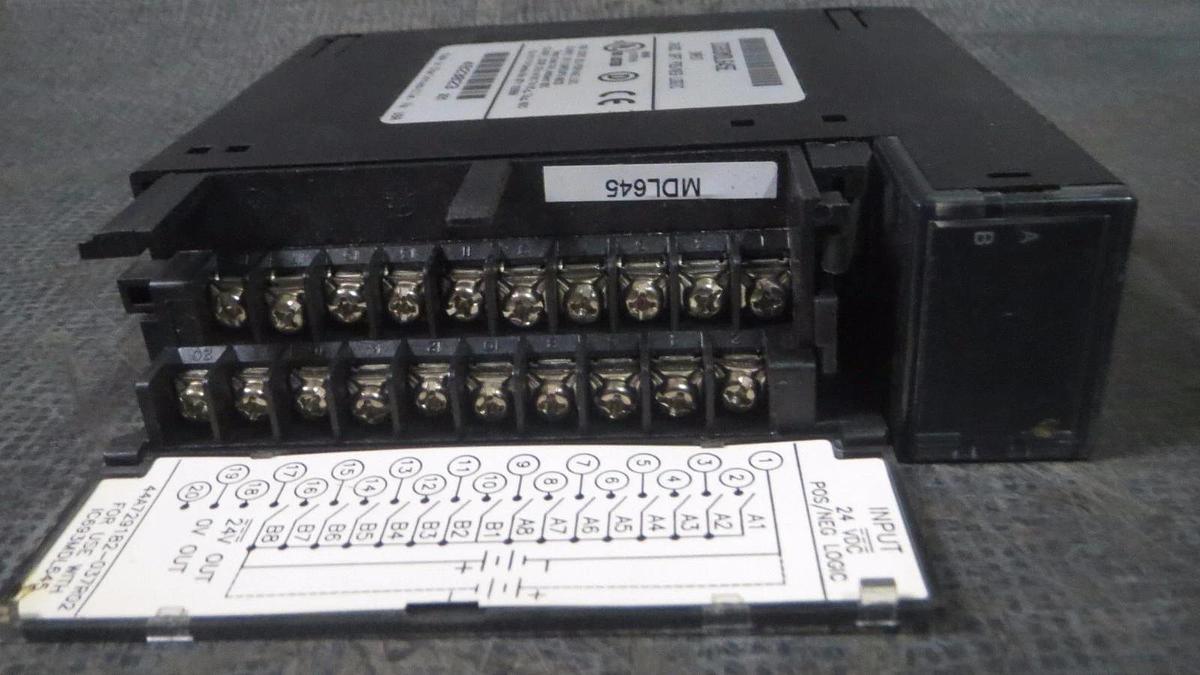 Used (1) GE FANUC INPUT MODULE 24 VDC 16 PT POS/NEG MODEL: IC693MDL645E