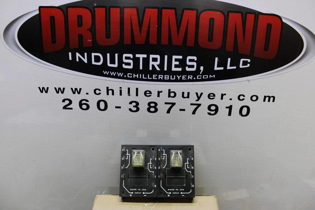 Used LOT OF 2 SSACI SOLID STATE TIMER RELAY ERDM4130S 10 AMP 120 VAC 30 SECOND