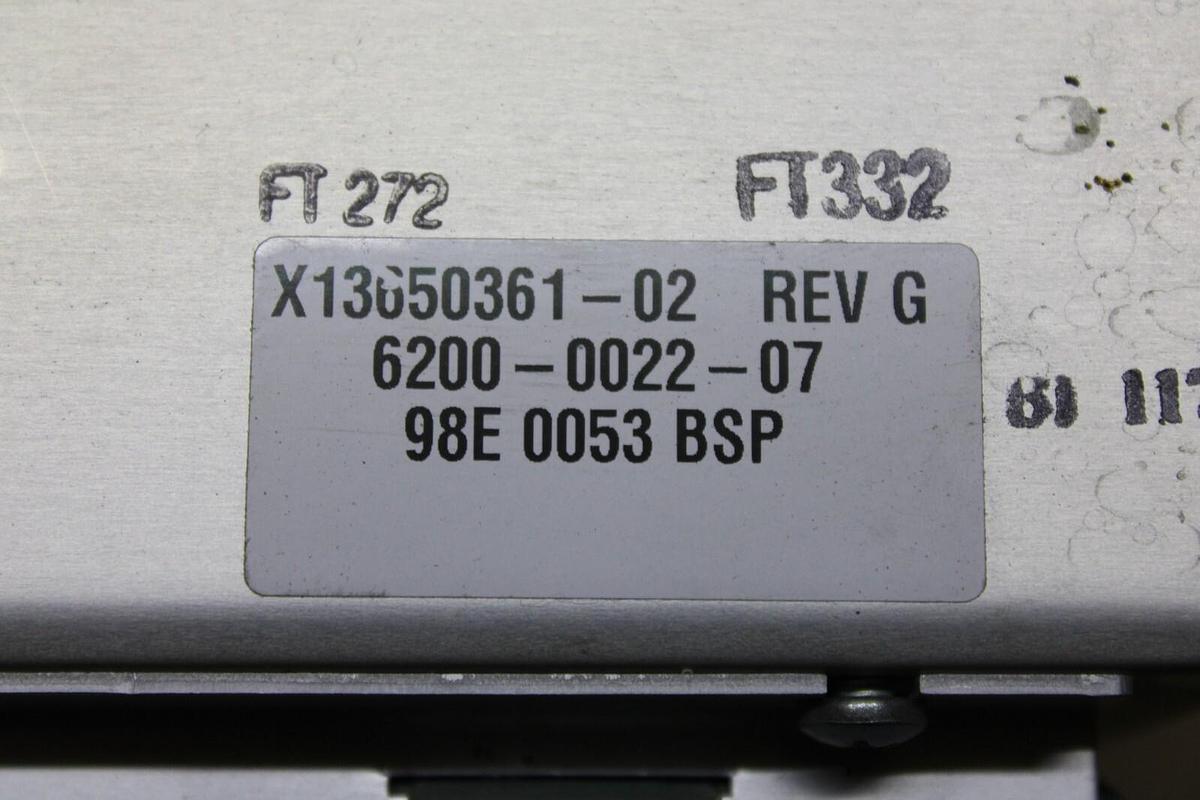 Used TRANE ADAPTIVE CHILLER CONTROL MODULE X13650362-01 REV. G W/ X13650361-02 REV. G