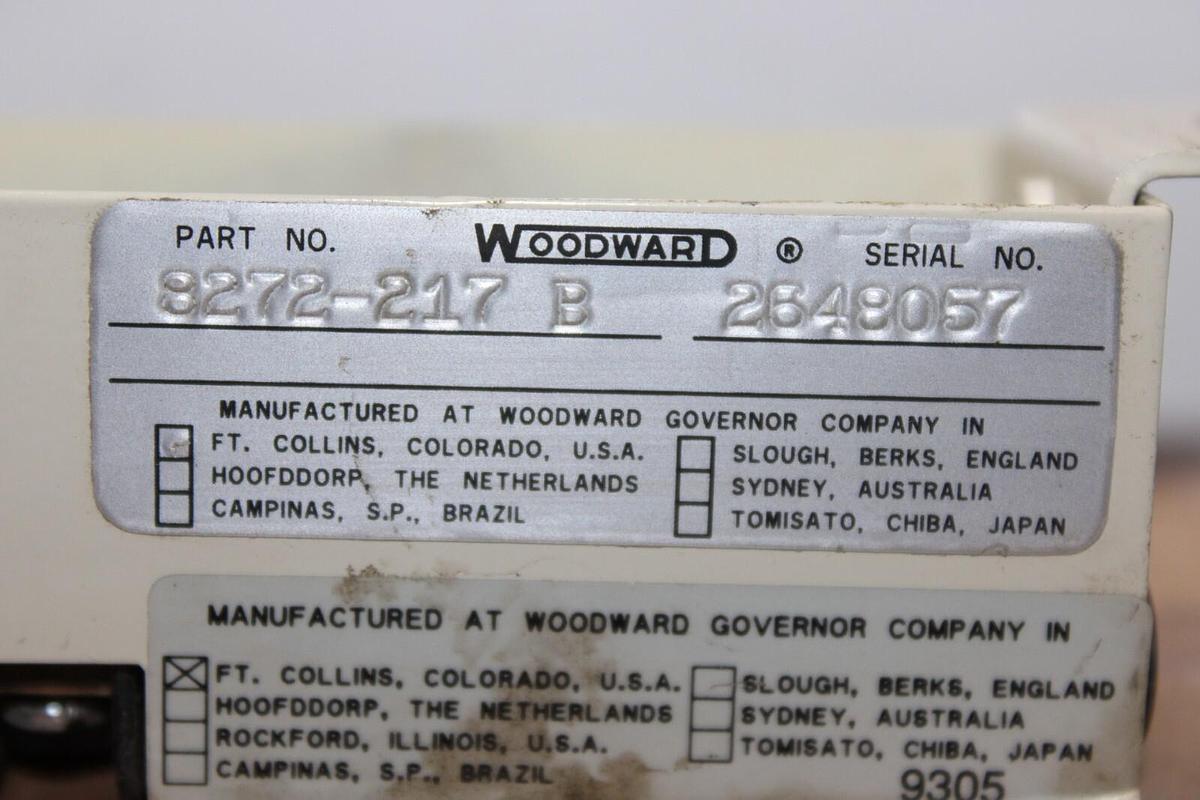 Used WOODWARD PREREGULATOR 8272-217-B 0.75 AMP **WARRANTY INCLUDED**