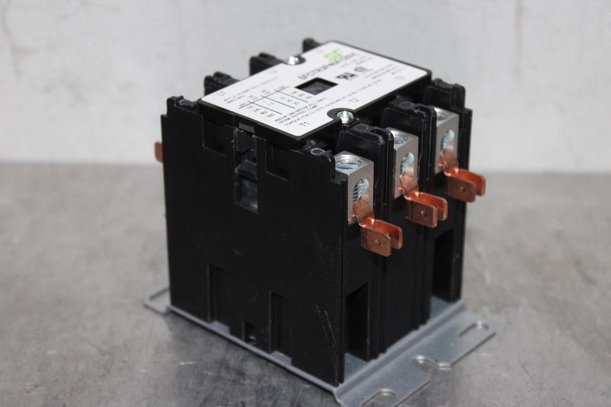 Used SF CONTACTOR SFCTR3P40A120VL 40 AMP 600 VAC 3-POLE 25 HP COIL: 120 VAC