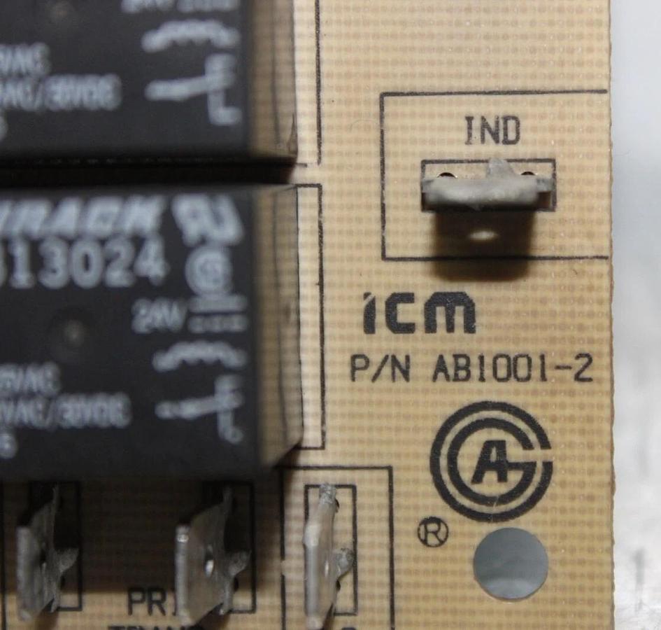 Used ICM FURNACE CONTROL CIRCUIT BOARD AB1001-2 PCB305 **WARRANTY INCLUDED**