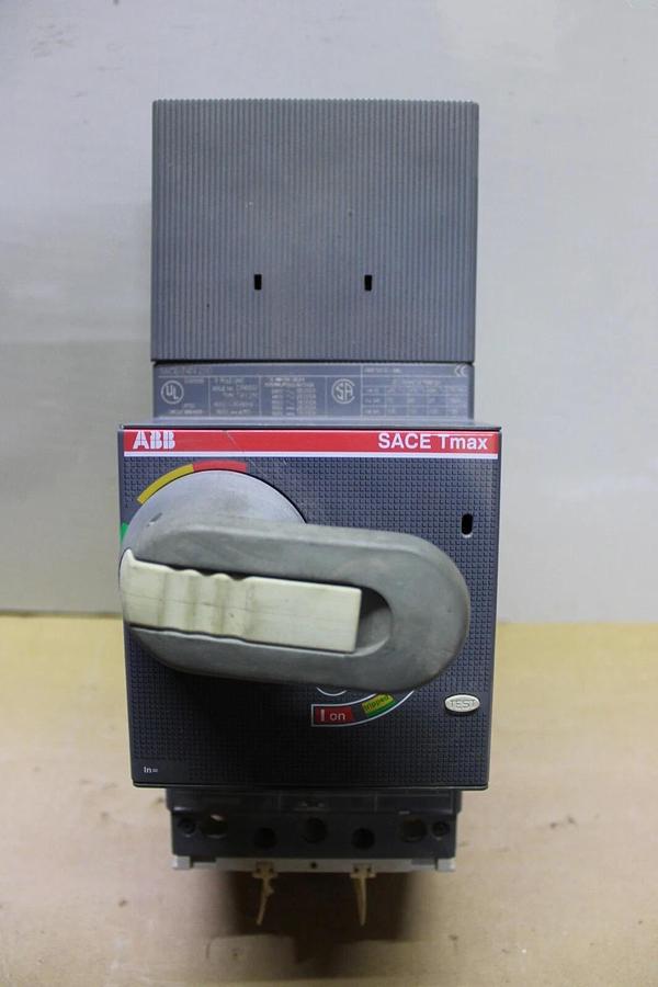 Used ABB CIRCUIT BREAKER SACE T4N-250 250 AMP 600 VOLT 3-POLE W/ OPERATOR