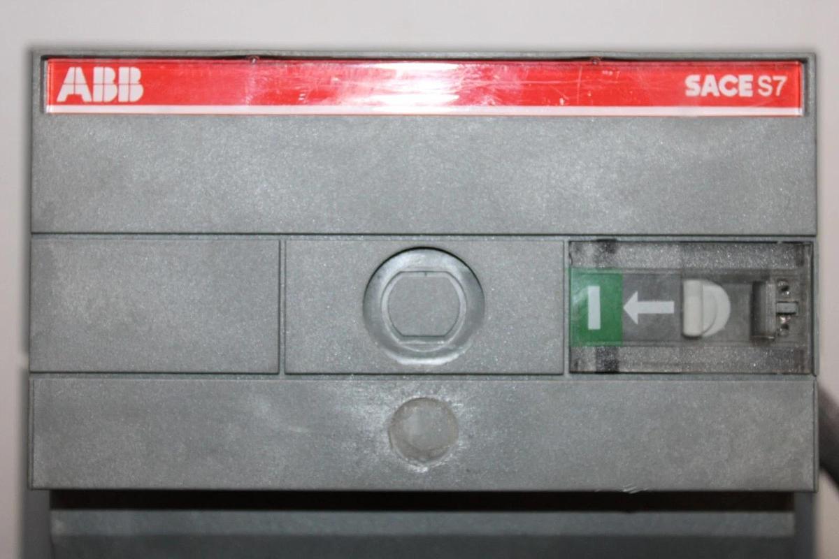 Used ABB CIRCUIT BREAKER SACE S7 1200 AMP 3-POLE W/ M7-4 MOTOR OPERATOR