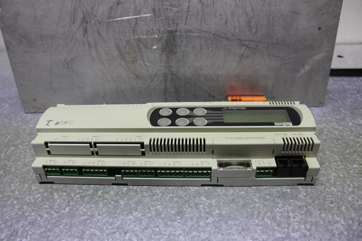 Used MCQUAY CAREL MICROTECH II CHILLER CONTROL MODULE PCO2MQ2BM0 REV. 1.510