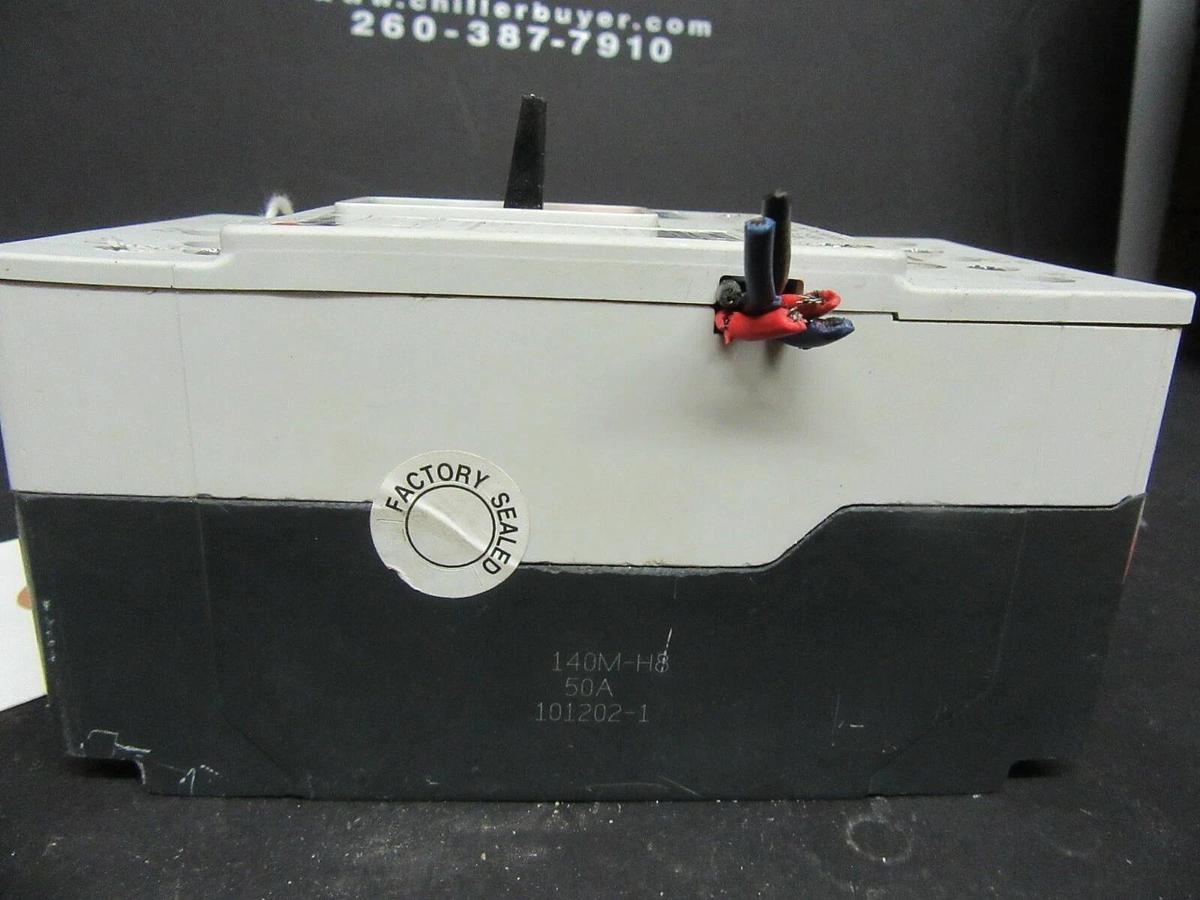 Used 50 AMP ALLEN BRADLEY BREAKER 140M-H8P-C50 SER. B 3 POLE 480 VAC **WARRANTY**