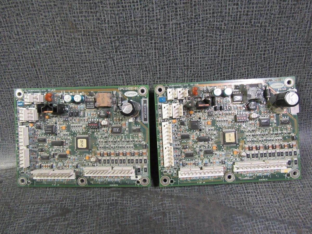 Used (1) CARRIER OEM EMM CIRCUIT BOARD MODEL: CEPL130351-01  ASSEMBLY: 30GT515218