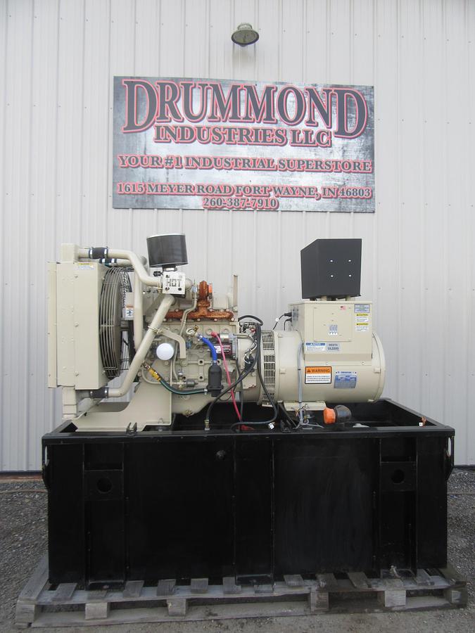 Used 60 KW DIESEL GENERATOR KATOLIGHT 120/240V RE-CONNECTABLE 449 HRS VIDEO WE SHIP