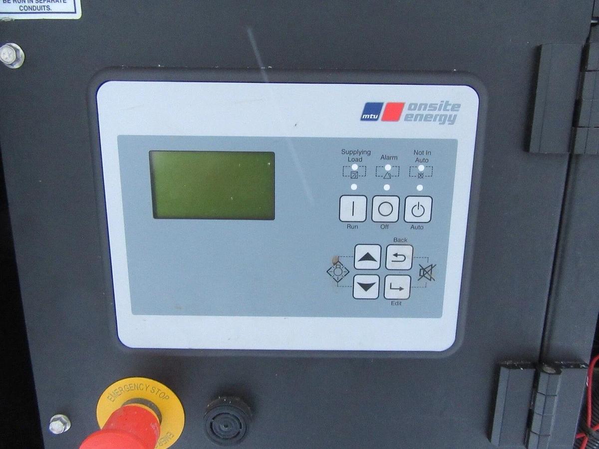 Used 20 KW DIESEL GENERATOR ISUZU MTU 2016 115 HRS 120/240 VOLT 1 PH SOUND ENCLOSED