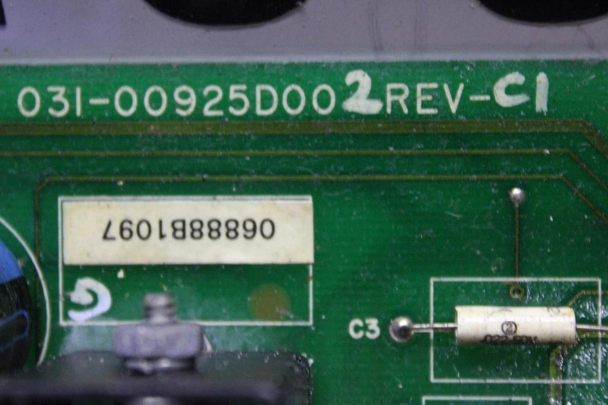 Used YORK CHILLER/VFD STARTER CIRCUIT BOARD 031-00925D002 REV. C1 *WARRANTY*