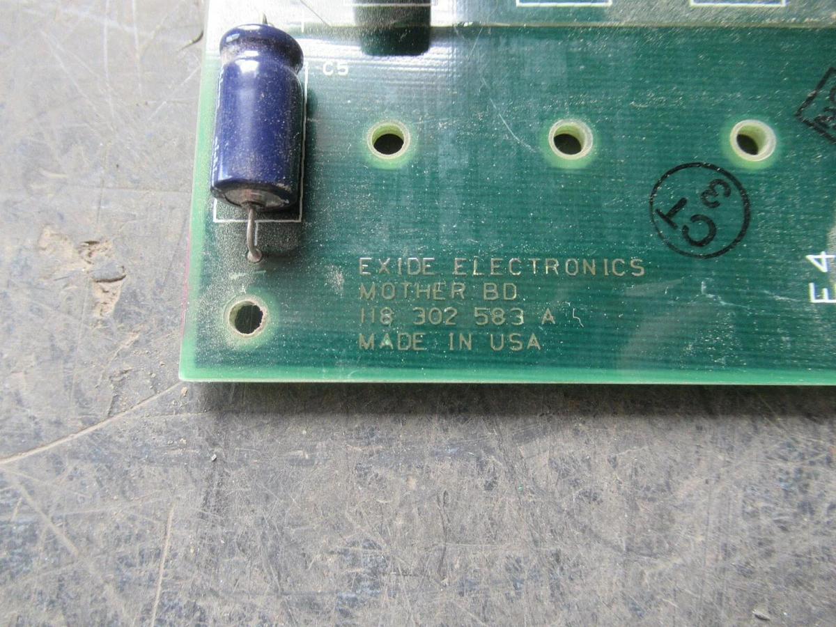 Used (1) EXIDE POWERWARE ELECTRONICS 118302583 A / 101072564 A7 MOTHER BOARD ASSEMBLY