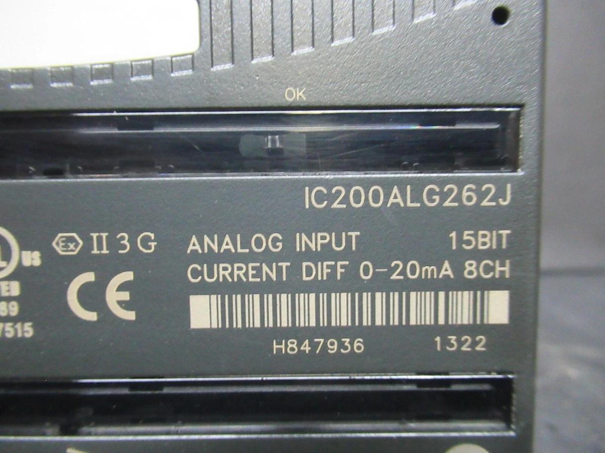 Used GE FANUC INPUT I/O AND ANALOG INPUT IC200CHS022L W/ IC200ALG262J **WARRANTY**