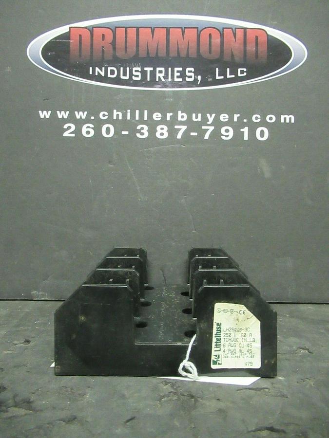 Used LITTELFUSE FUSE HOLDER LH25060-3C FOR 60 AMP 250 V FUSES **WARRANTY**